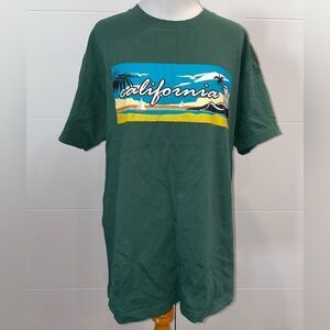 Forest green California T shirt